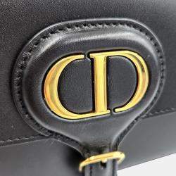 Dior Black Leather East West Shoulder Bag