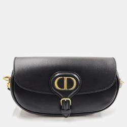 Dior Black Leather East West Shoulder Bag