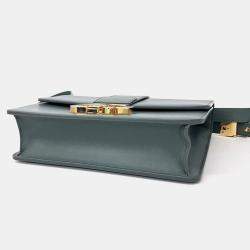 Dior Green Leather 30 Montaigne Shoulder Bag