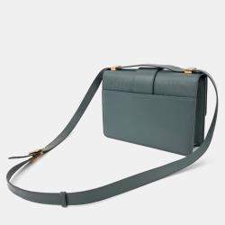 Dior Green Leather 30 Montaigne Shoulder Bag