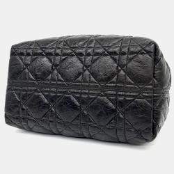 Pre Owned Dior Black Leather Large Toujours Tote Bag