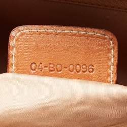 Dior Brown Oblique Coated Canvas Romantique Satchel