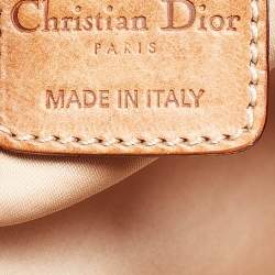 Dior Brown Oblique Coated Canvas Romantique Satchel