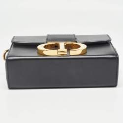 Pre Owned Dior Black Leather 30 Montaigne Box Bag