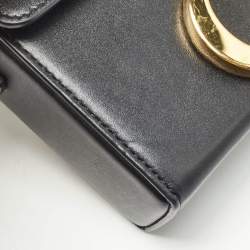 Pre Owned Dior Black Leather 30 Montaigne Box Bag