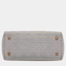 Dior Grey Medium Cannage Lady D-Lite