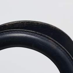 Pre Owned Dior Navy Blue Cannage Leather Large Lady Dior Tote