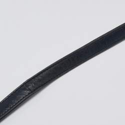 Pre Owned Dior Navy Blue Cannage Leather Large Lady Dior Tote