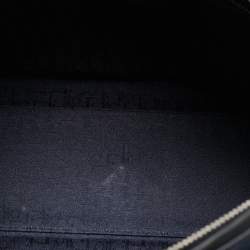 Pre Owned Dior Navy Blue Cannage Leather Large Lady Dior Tote