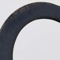 Pre Owned Dior Navy Blue Cannage Leather Large Lady Dior Tote