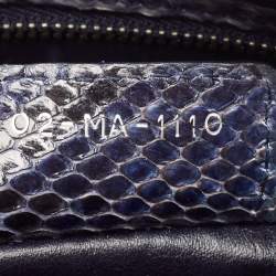 Dior Ombre Blue Python Medium Lady Dior Tote