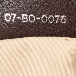 Pre Owned Dior Beige/Brown Oblique Canvas and Leather Street Chic Boston Bag