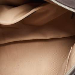 Pre Owned Dior Beige/Brown Oblique Canvas and Leather Street Chic Boston Bag