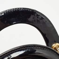 Pre Owned حقيبة يد توتس ديور ميني ليدي جلد كاناج عنابي