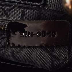 Pre Owned حقيبة يد توتس ديور ميني ليدي جلد كاناج عنابي