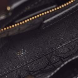 Pre Owned حقيبة يد توتس ديور ميني ليدي جلد كاناج عنابي