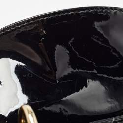 Pre Owned حقيبة يد توتس ديور ميني ليدي جلد كاناج عنابي