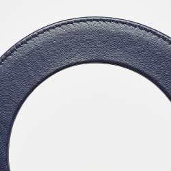 Pre Owned Dior Dark Blue Cannage Leather Small My ABCDior Lady Dior Tote