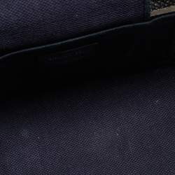 Pre Owned Dior Navy Blue Oblique Canvas Diortravel Vanity Case
