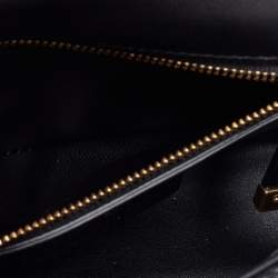 Pre Owned Dior Black Cannage Leather Small Caro Shoulder Bag