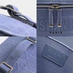 Dior Blue Cannage Embroidery Canvas DiorTravel Vanity Case Bag