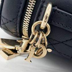 Pre Owned Christian Dior Cannage Micro Vanity Bag