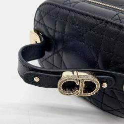 Pre Owned Christian Dior Cannage Micro Vanity Bag