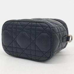Pre Owned Christian Dior Cannage Micro Vanity Bag