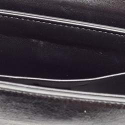 Pre Owned Dior Black Glossy Leather 30 Montaigne Box Bag