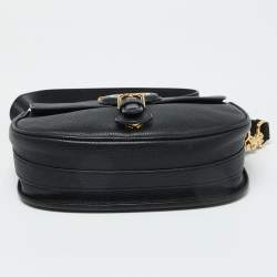Pre Owned Dior Black Leather Medium Bobby Shoulder Bag