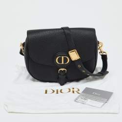Pre Owned Dior Black Leather Medium Bobby Shoulder Bag