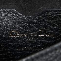 Pre Owned Dior Black Leather Medium Bobby Shoulder Bag