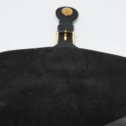 Pre Owned Dior Black Leather Medium Bobby Shoulder Bag