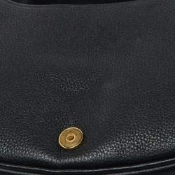 Pre Owned Dior Black Leather Medium Bobby Shoulder Bag