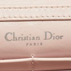 Dior Light Pink Leather Diorama Wallet on Chain