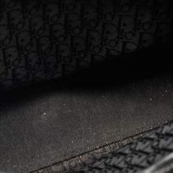 Pre Owned Dior Black Cannage Patent Leather Large Lady Dior Tote