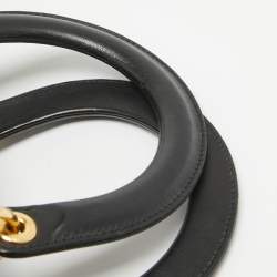 Pre Owned Dior Black Cannage Leather Large Lady Dior Tote