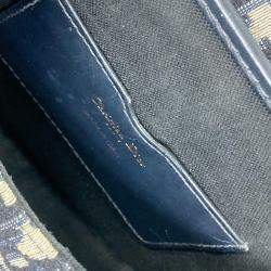 Dior Navy Blue Oblique Canvas Medium Bobby Shoulder Bag