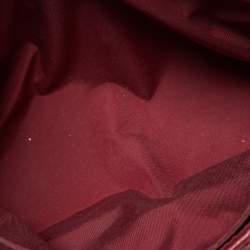 Pre Owned Dior Red Cannage Leather Delices Gaufre Flap Shoulder Bag