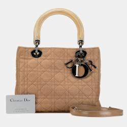 Dior Medium Wool Cannage Lady Dior