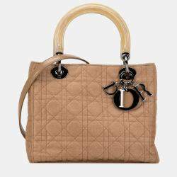 Dior Medium Wool Cannage Lady Dior