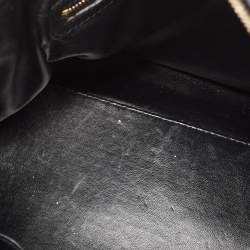 Pre Owned Dior Black Cannage Gaufre Leather Delices Shoulder Bag