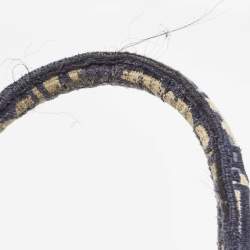 Pre Owned Dior Navy Blue Oblique Embroidered Canvas Medium Book Tote