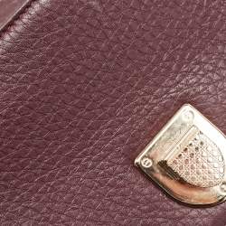 Dior Burgundy Leather Small Diorama Shoulder Bag