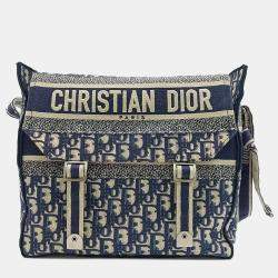 Pre Owned Christian Dior Oblique Diorcamp Messenger Bag