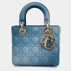 Pre Owned Christian Dior Cannage Lady Small Bag