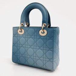 Pre Owned Christian Dior Cannage Lady Small Bag