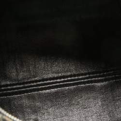 Dior Navy Blue Oblique Canvas Vintage Boston Bag