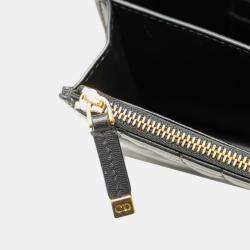 Christian Dior Black Lambskin Macrocannage Mini Miss Caro Bag 