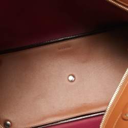 Pre Owned Dior Brown Leather Diorissimo Zip Shopper Tote